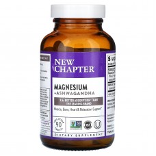 New Chapter Magnesium + Ashwagandha, 90 vege tabs